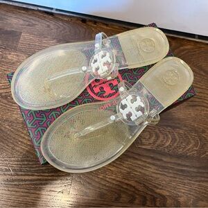 Tory Burch Clear Sandals